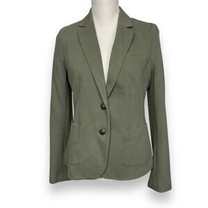 Banana Republic Olive 2-Button Blazer Size 6